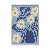 Blue Moon Flower | Framed Canvas