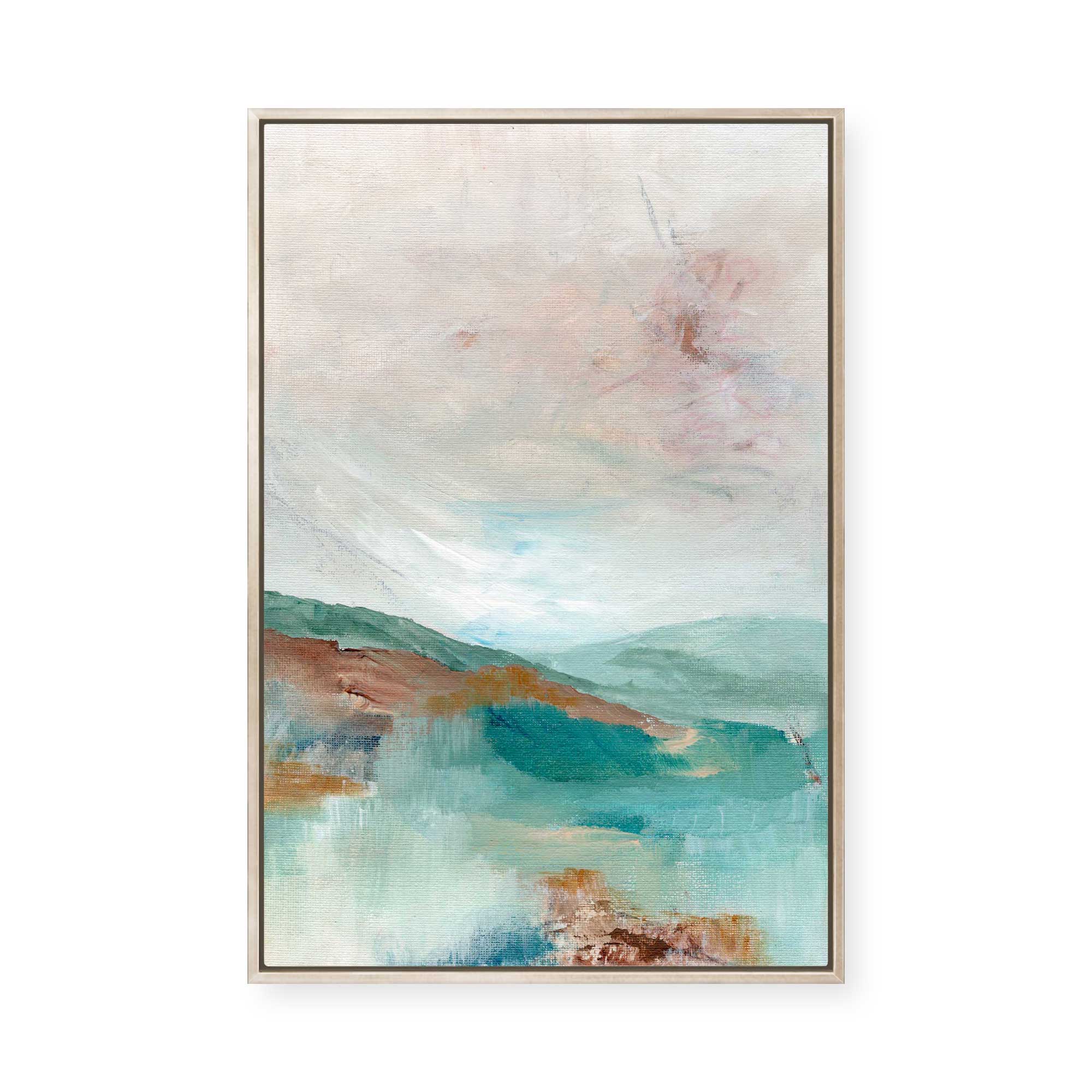 Blue Pearl | Framed Canvas