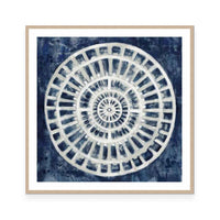 Blue Textured Medallion