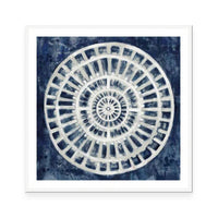 Blue Textured Medallion