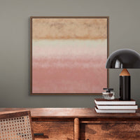 Blush Mist II | Framed Canvas
