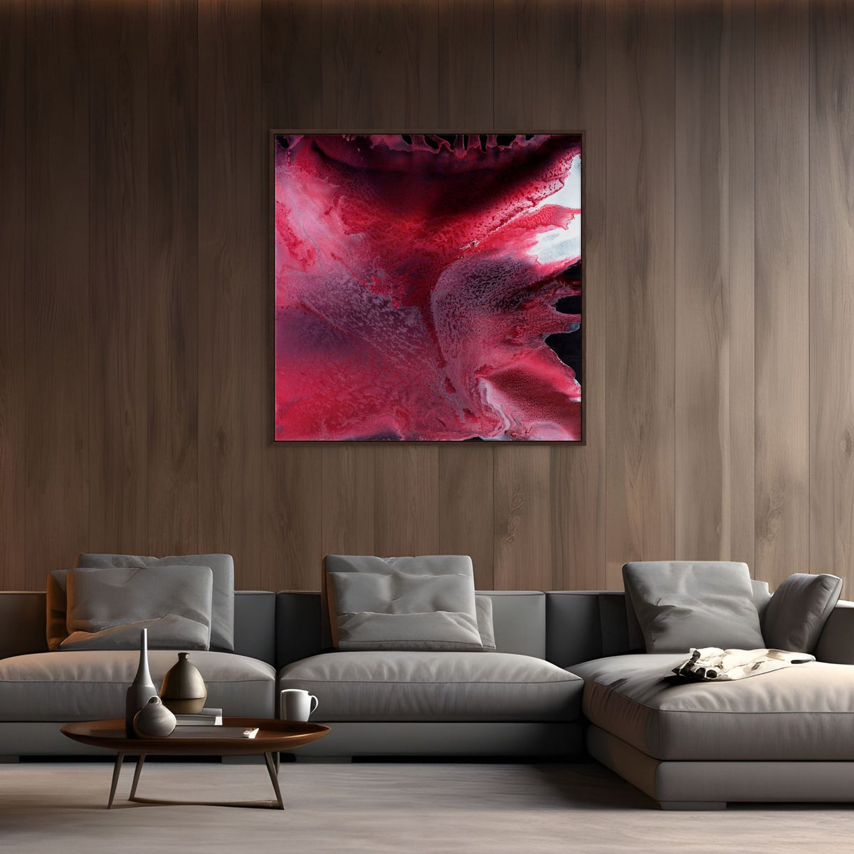 Blushing | Framed Canvas