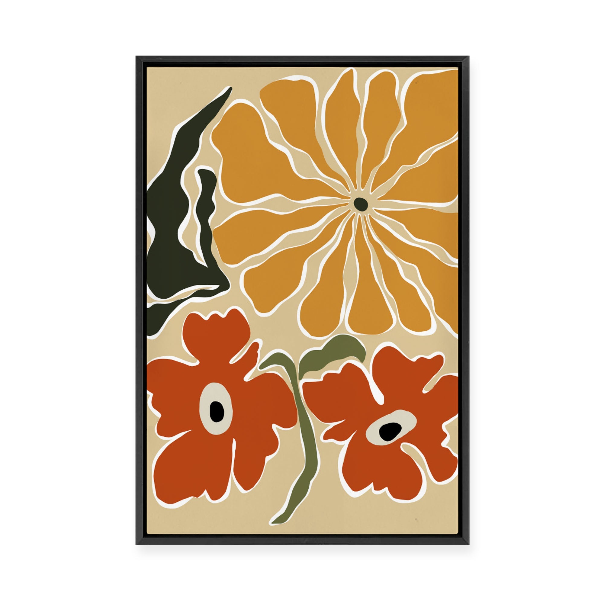 Bold Garden | Framed Canvas