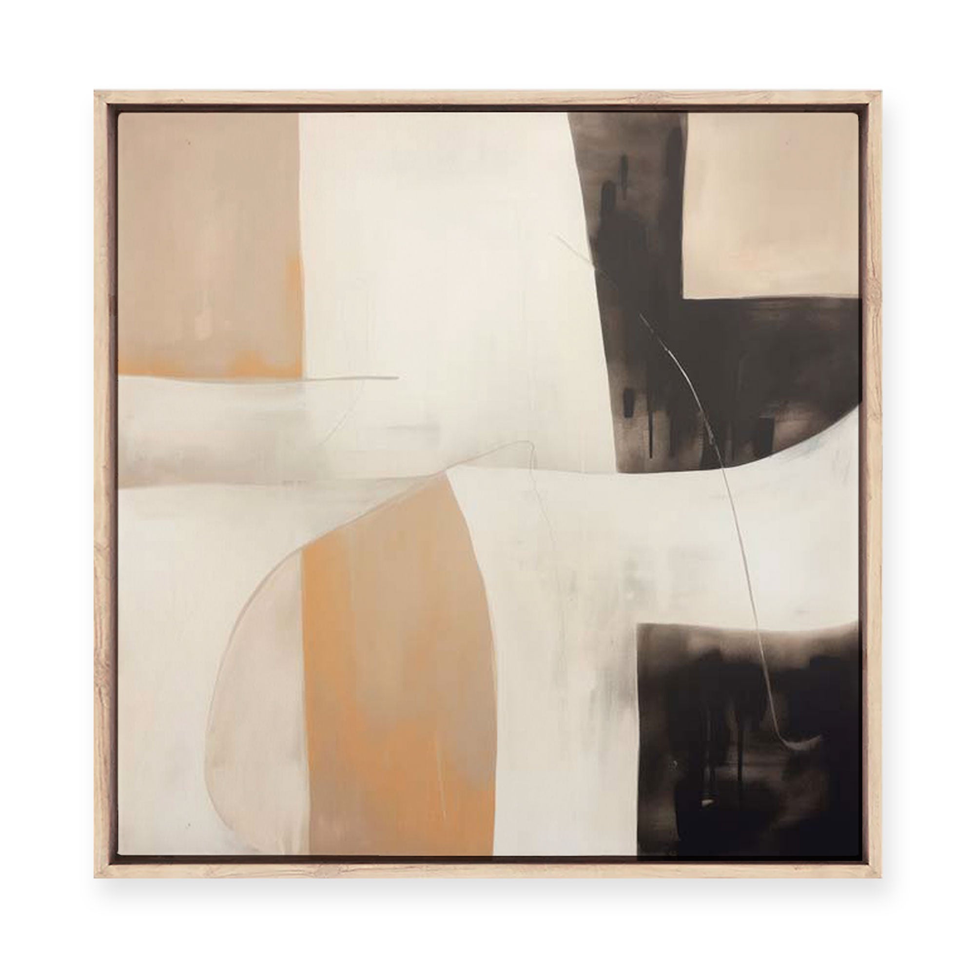 Bold Minimalist Abstraction I | Framed Canvas