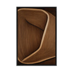 Caramel Lines I | Framed Canvas