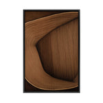 Caramel Lines II | Framed Canvas