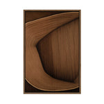 Caramel Lines II | Framed Canvas