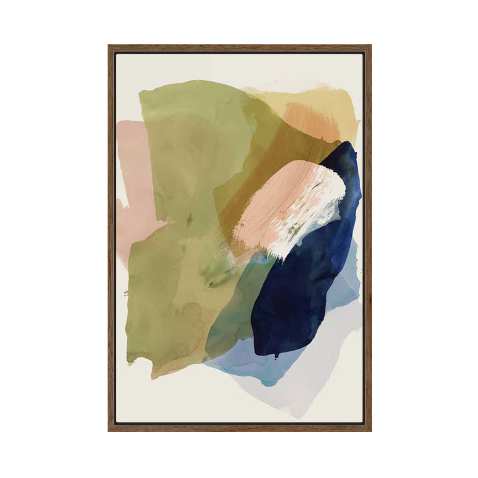 Brush and Whisper II | Framed Canvas