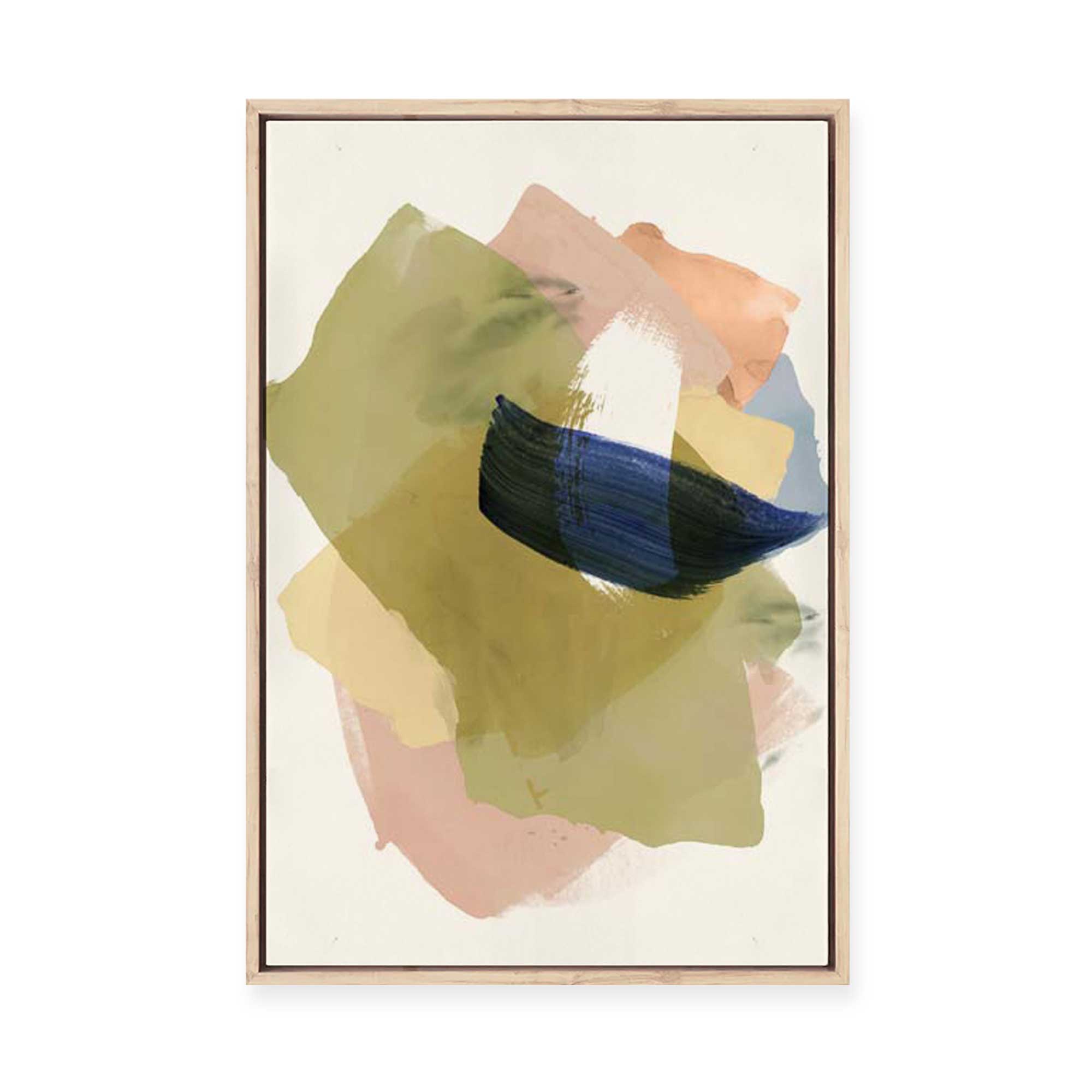 Brush and Whisper I | Framed Canvas