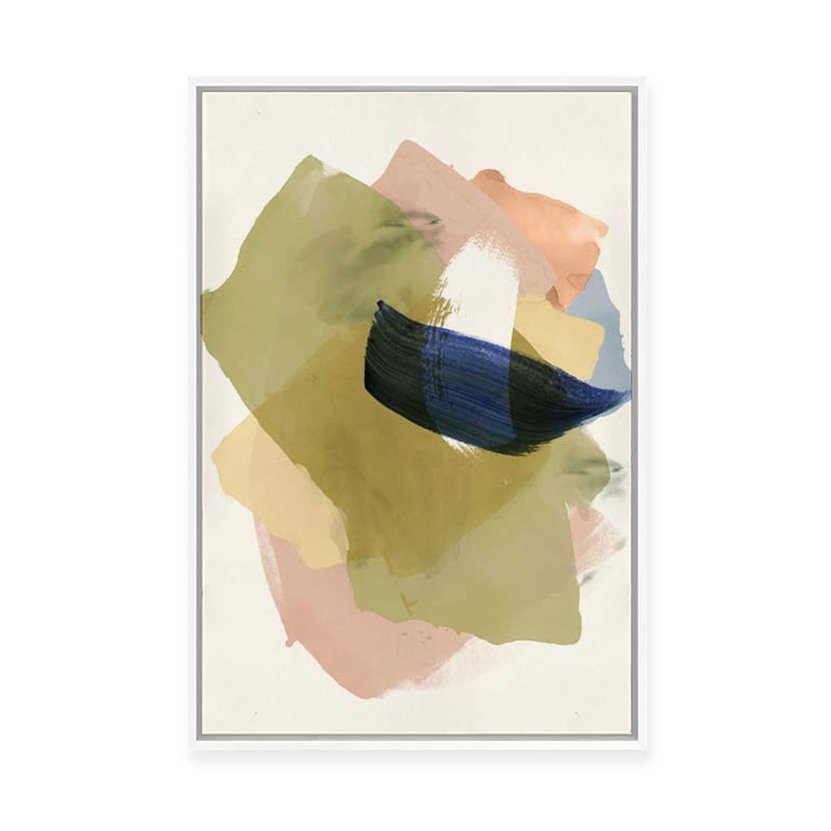 Brush and Whisper I | Framed Canvas