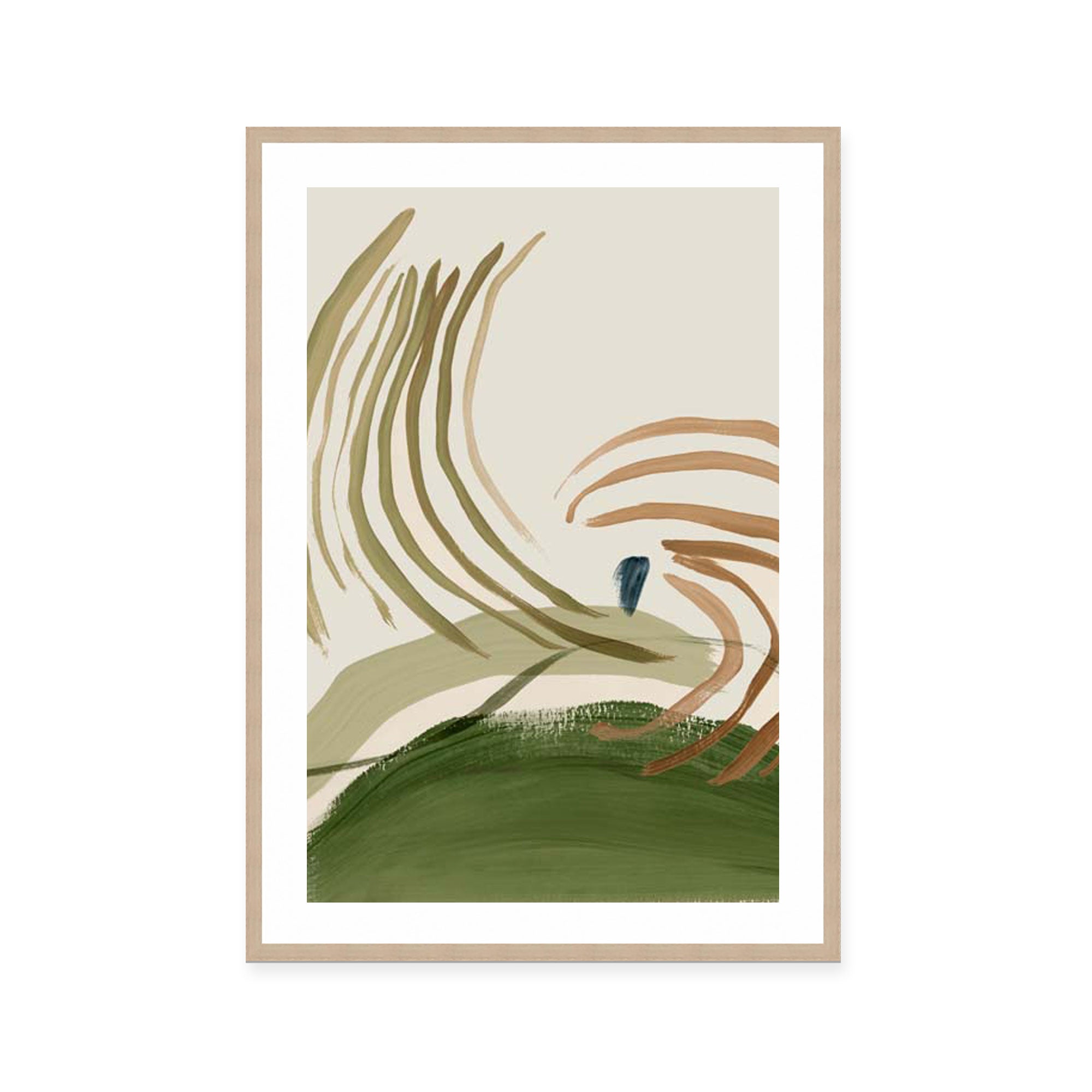 Brushstrokes in Earthy Harmony II