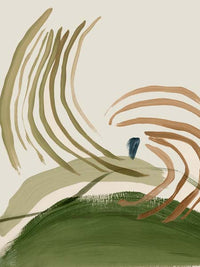 Brushstrokes in Earthy Harmony II