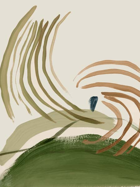 Brushstrokes in Earthy Harmony II
