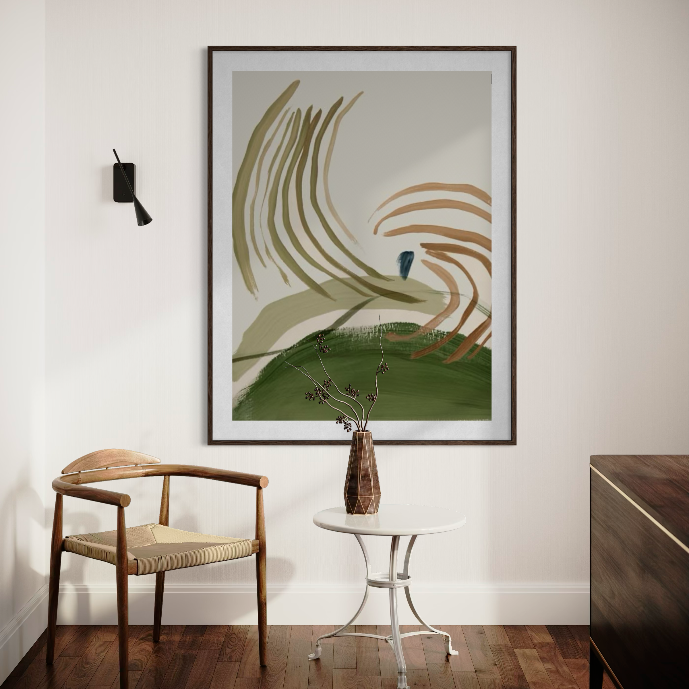Brushstrokes in Earthy Harmony II