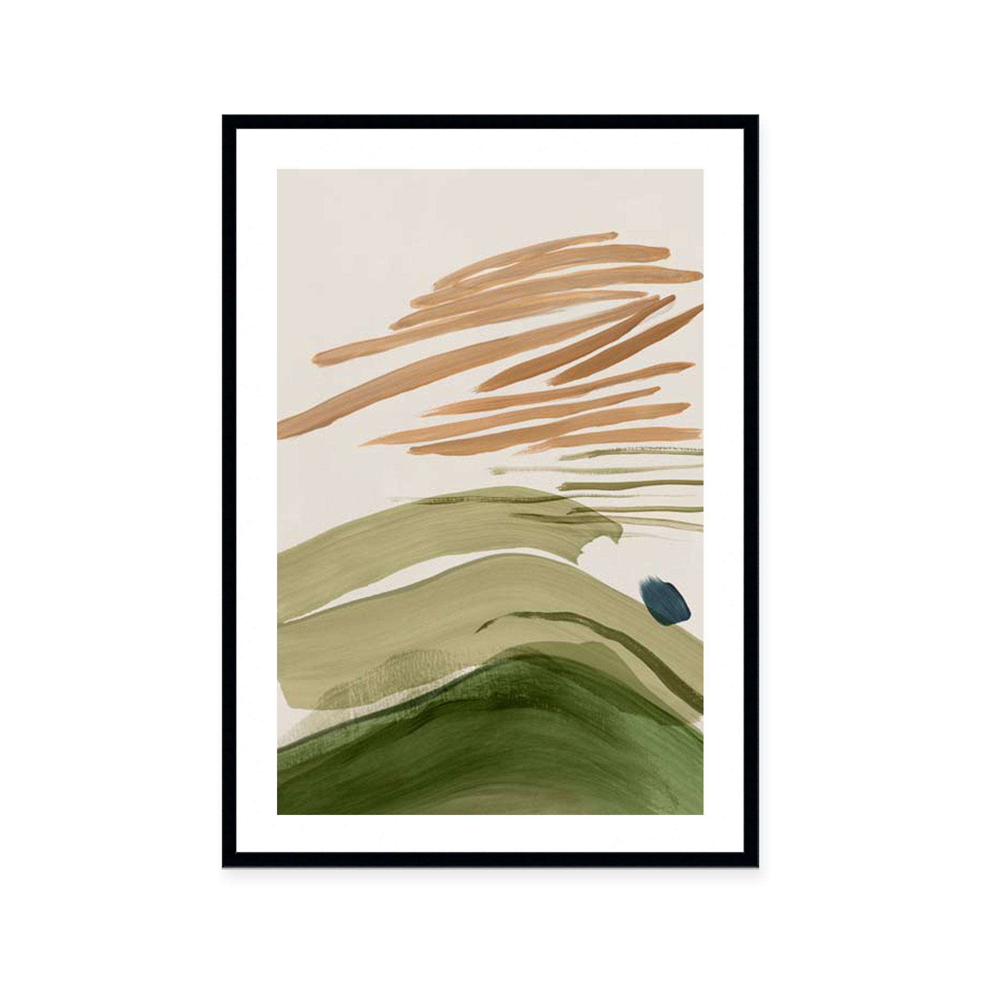 Brushstrokes in Earthy Harmony I