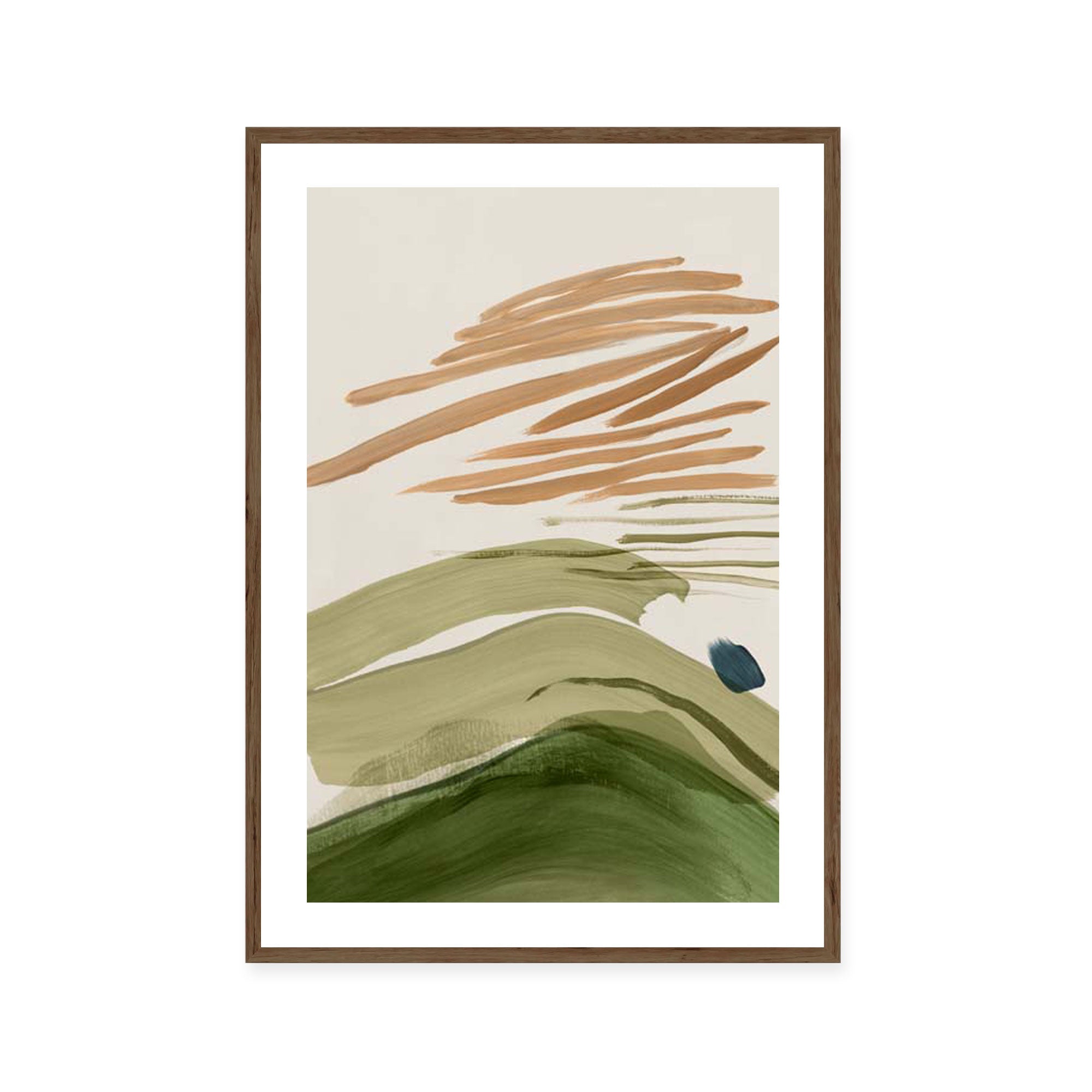Brushstrokes in Earthy Harmony I