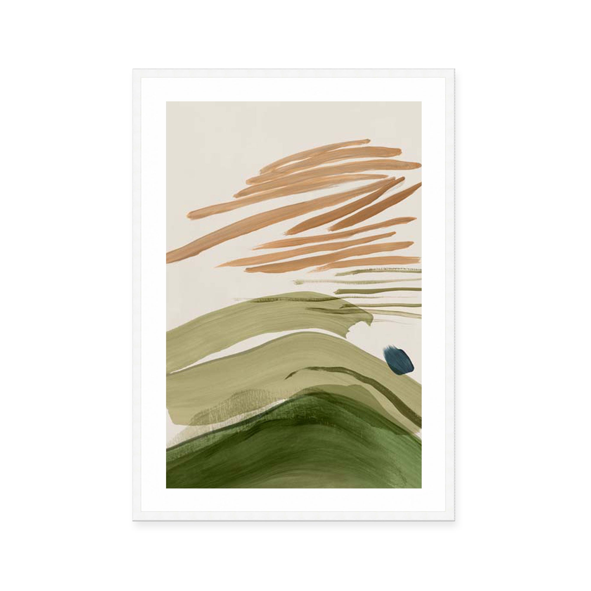 Brushstrokes in Earthy Harmony I
