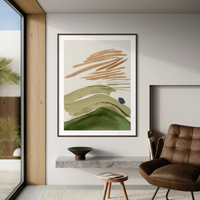 Brushstrokes in Earthy Harmony I