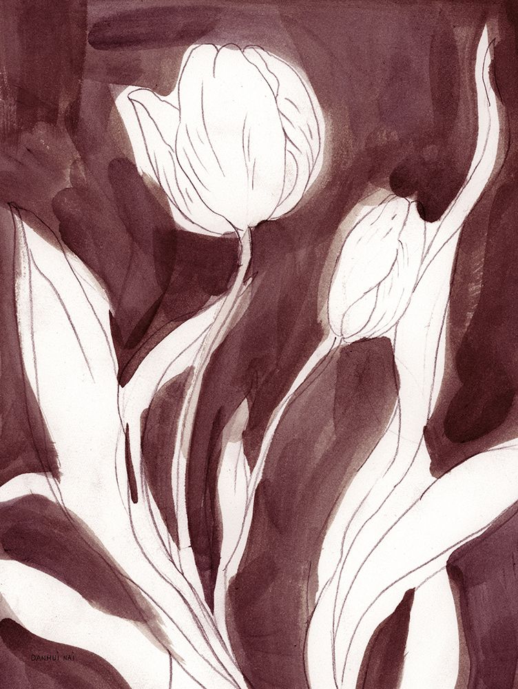 Burgundy Tulip I