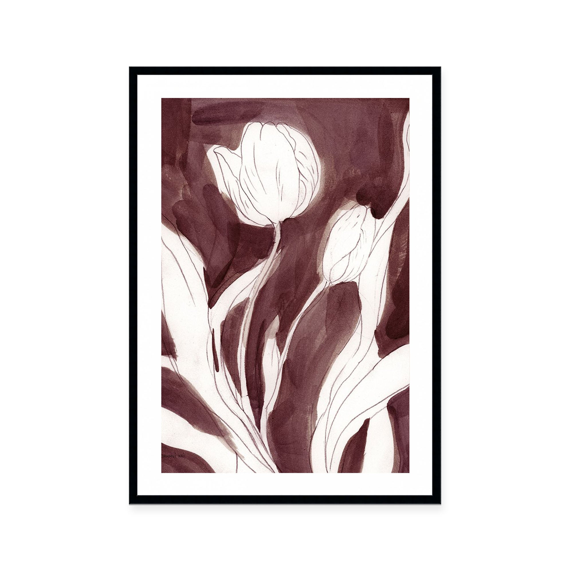 Burgundy Tulip I