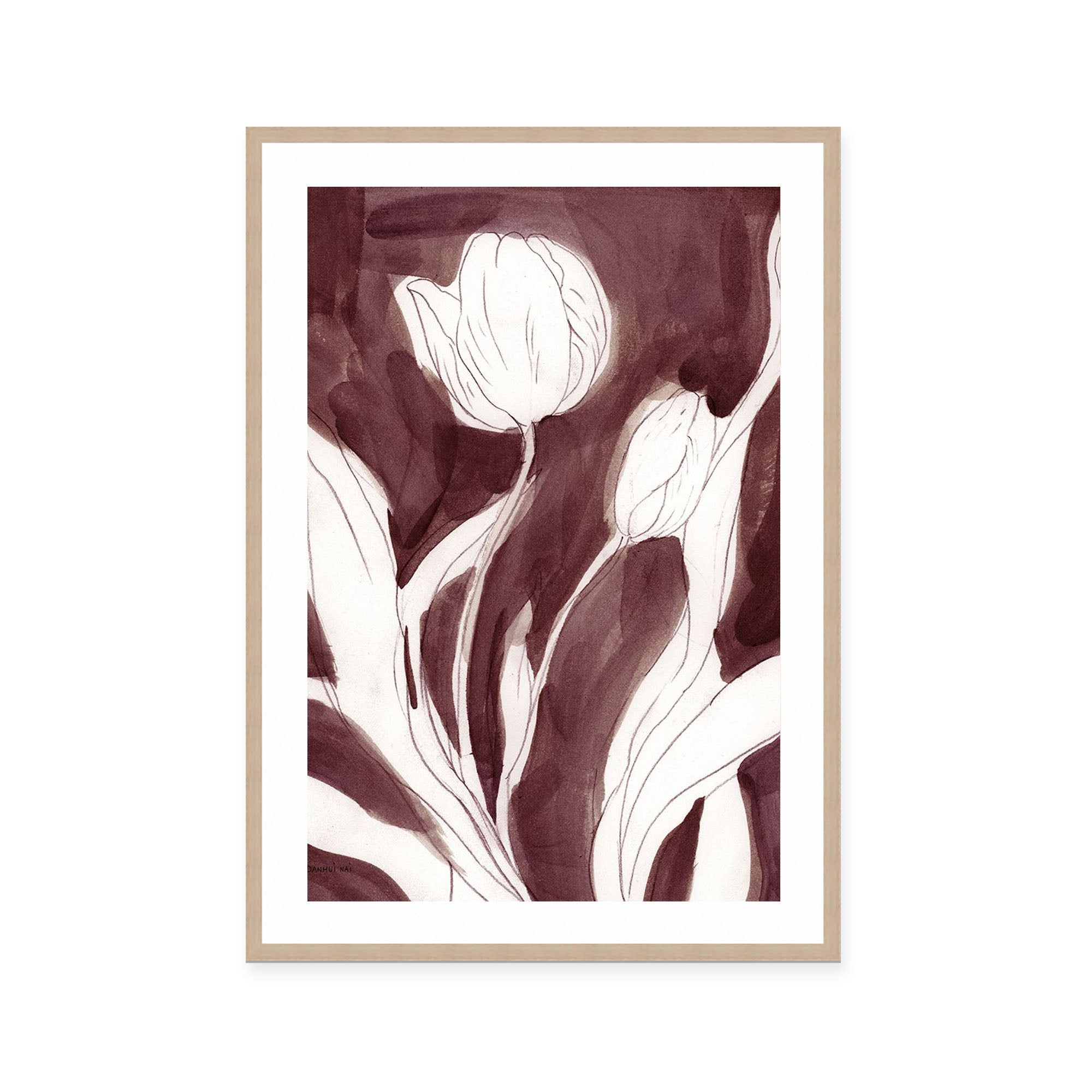 Burgundy Tulip I