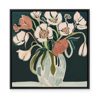 Burning Petals II | Framed Canvas