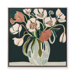 Burning Petals II | Framed Canvas