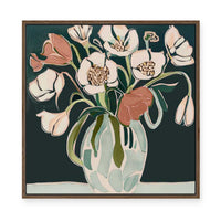 Burning Petals II | Framed Canvas