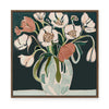 Burning Petals II | Framed Canvas