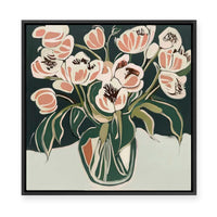 Burning Petals I | Framed Canvas
