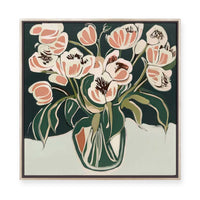 Burning Petals I | Framed Canvas