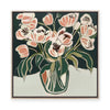 Burning Petals I | Framed Canvas