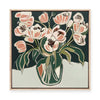 Burning Petals I | Framed Canvas