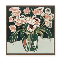Burning Petals I | Framed Canvas