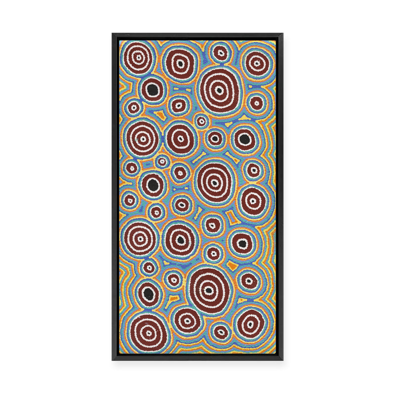 Janganpa Jukurrpa (Brush-tail  Possum Dreaming) Mawurrji No.2 | Framed Canvas Print