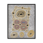 Janganpa Jukurrpa (Brush-tail  Possum Dreaming) Mawurrji No.4 | Framed Canvas Print
