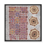 Janganpa Jukurrpa (Brush-tail  Possum Dreaming) Mawurrji No.1 | Framed Canvas Print