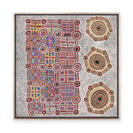 Janganpa Jukurrpa (Brush-tail  Possum Dreaming) Mawurrji No.1 | Framed Canvas Print