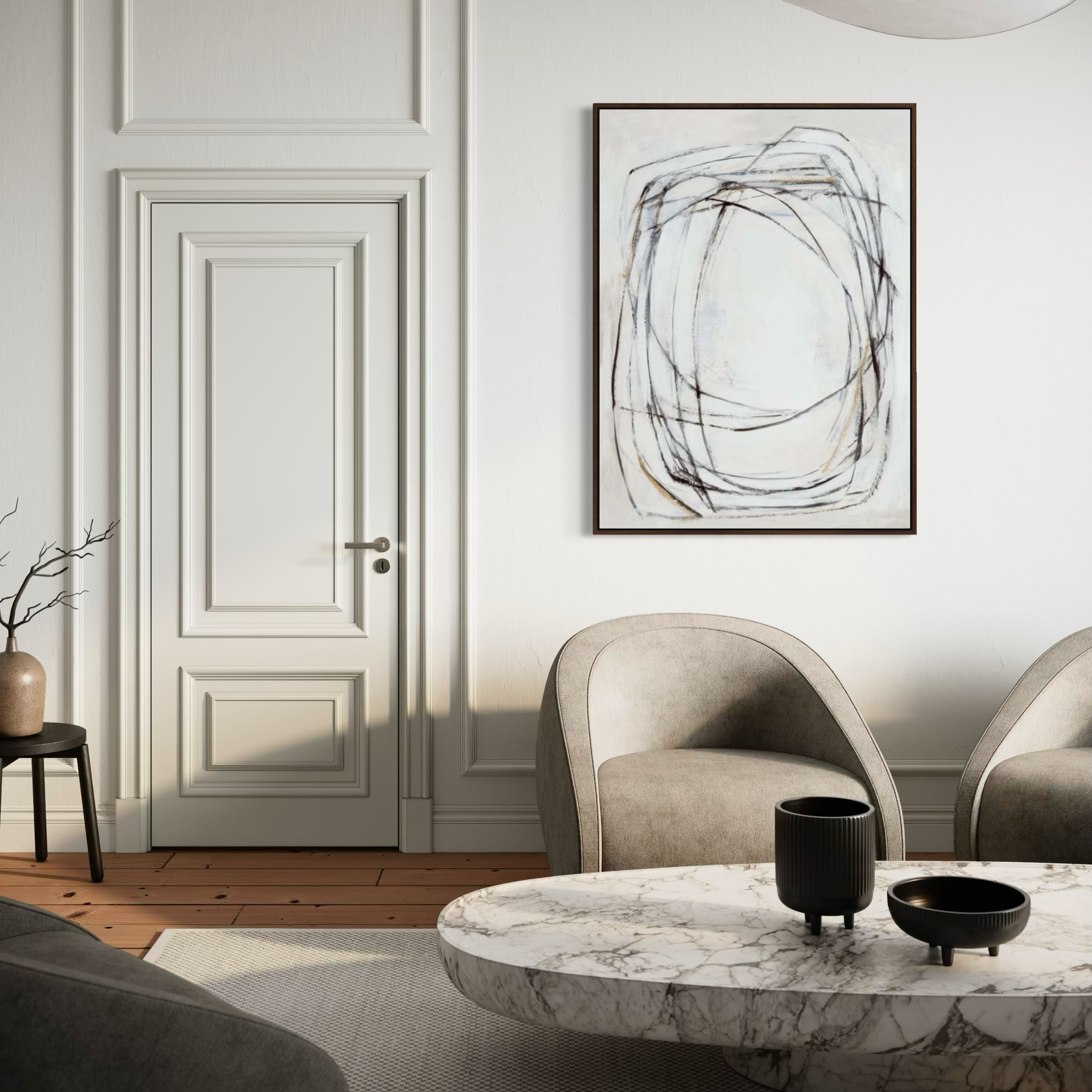 Circular Motion | Framed Canvas