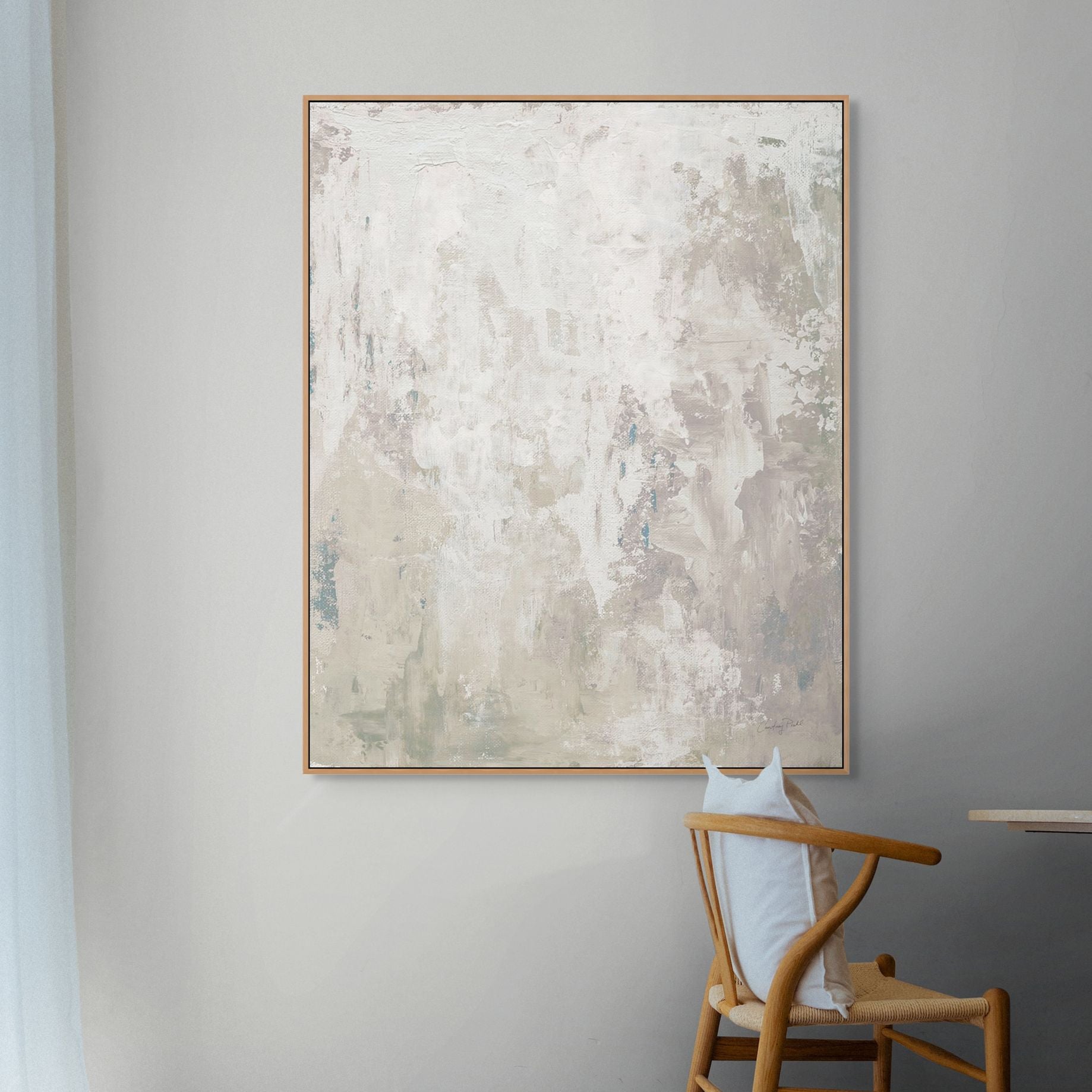 Clay Neutral II | Framed Canvas