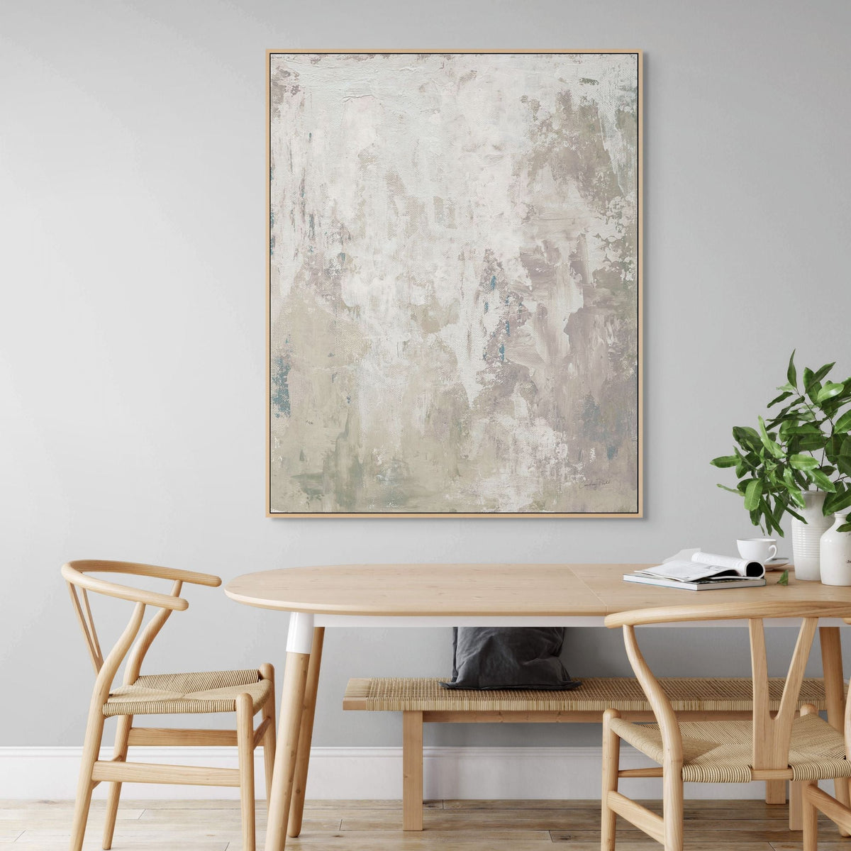 Clay Neutral II | Framed Canvas
