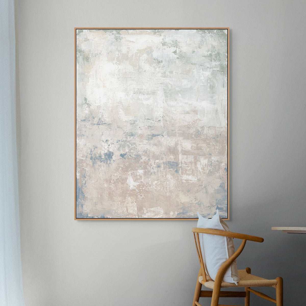 Clay Neutral I | Framed Canvas