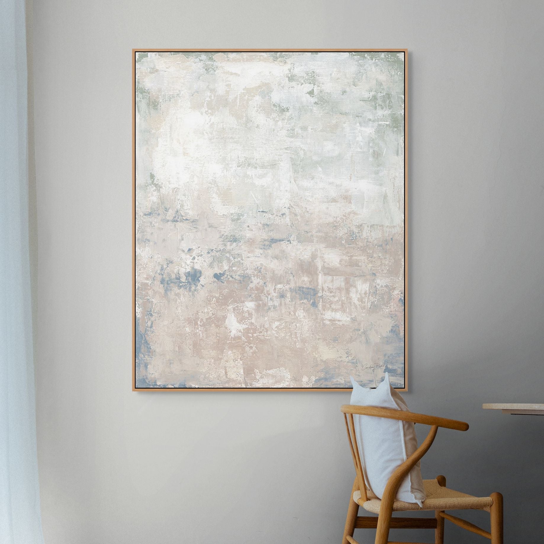 Clay Neutral I | Framed Canvas