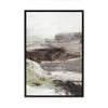 Cliffs in Mist and Shadow | Framed Canvas