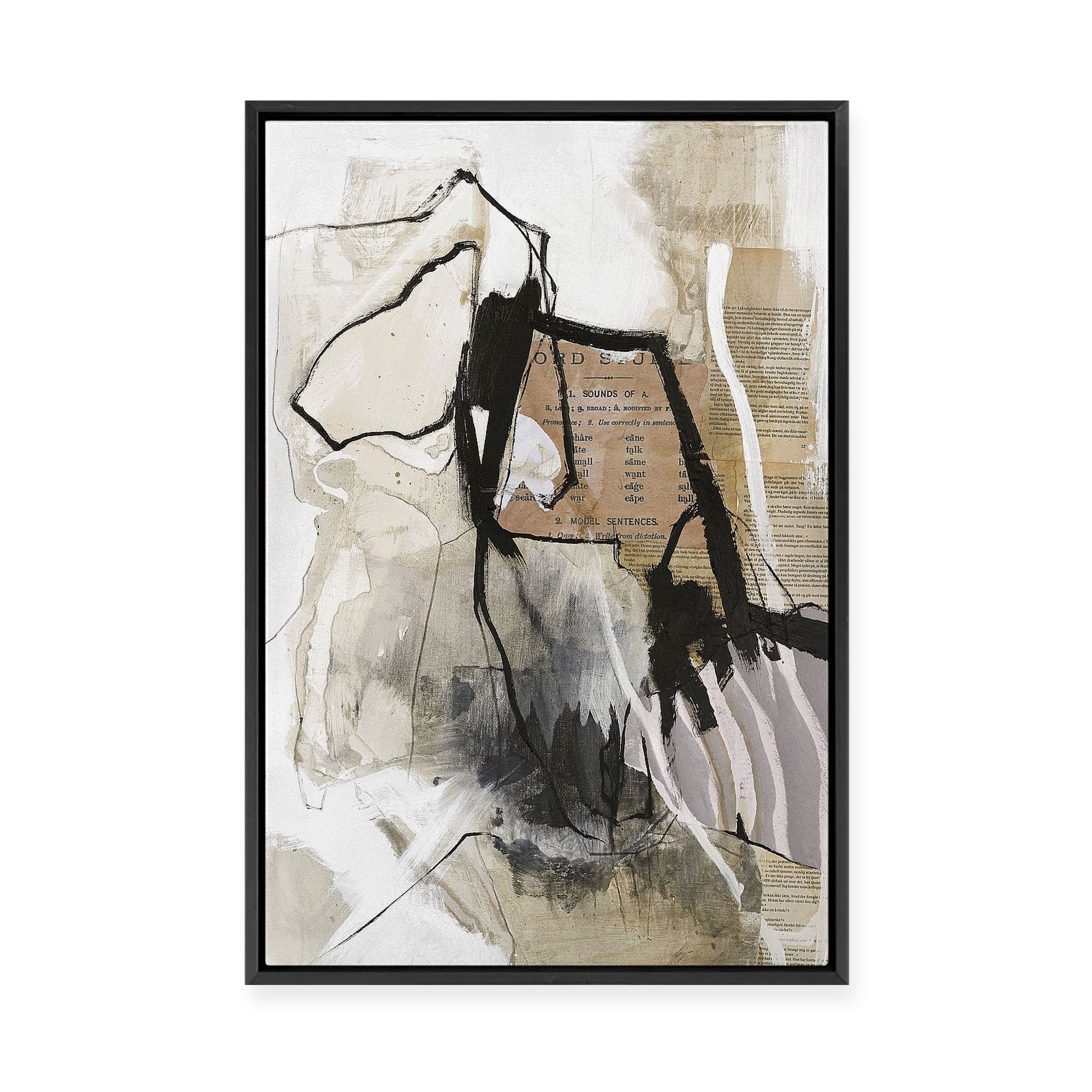 Clipping | Framed Canvas