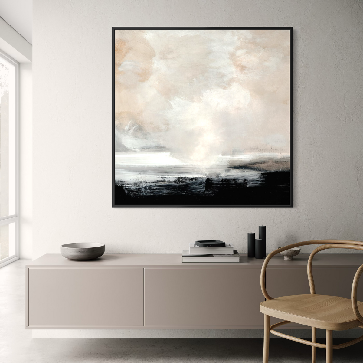 Clouds | Framed Canvas