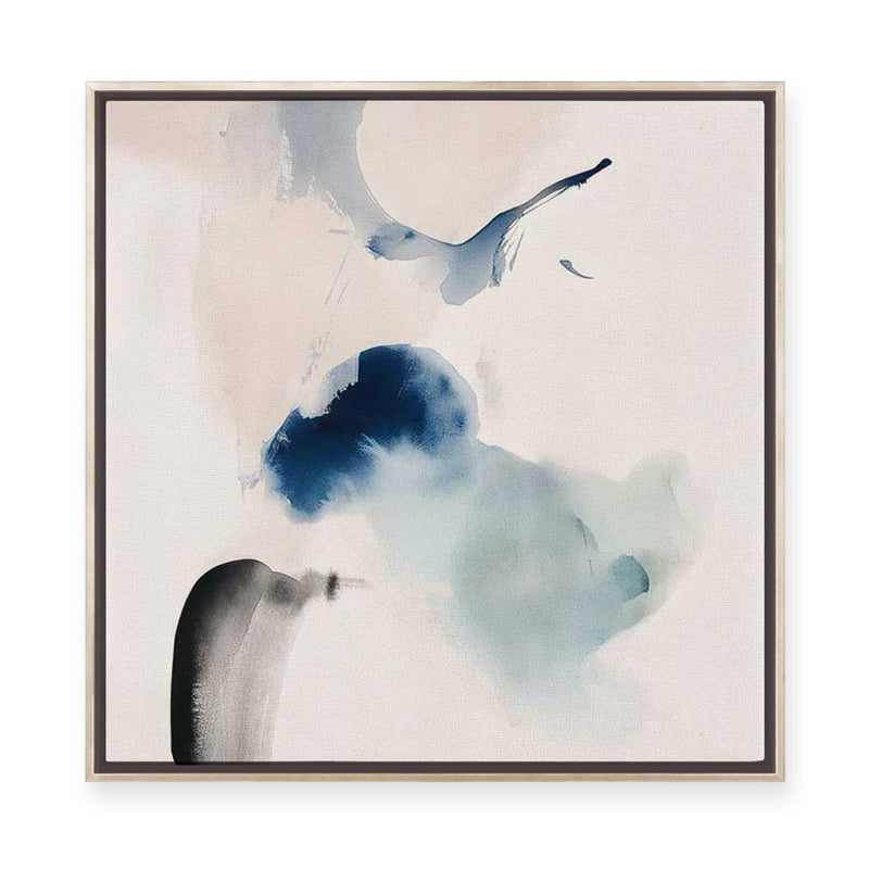 Contours in Water II | Framed Canvas