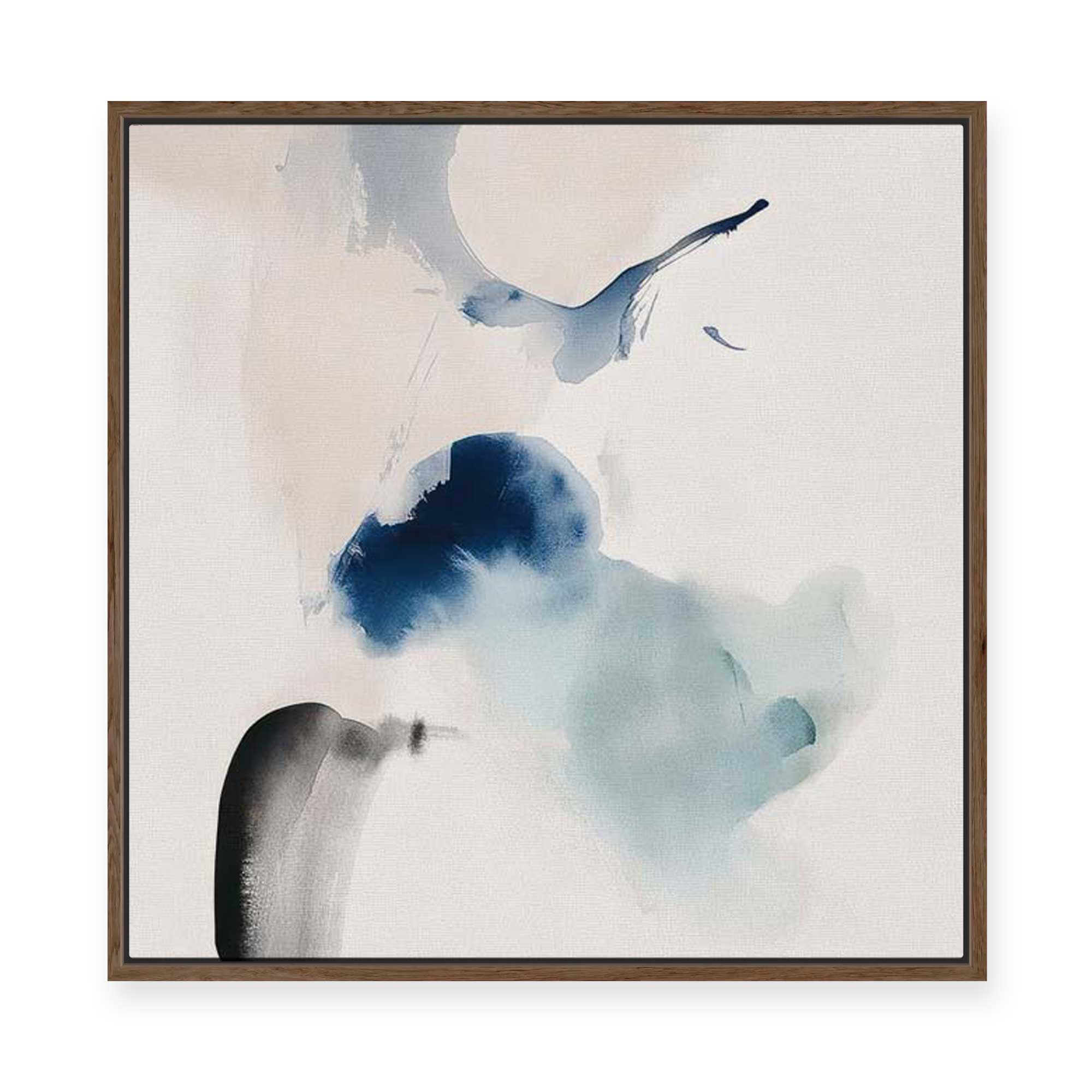 Contours in Water II | Framed Canvas