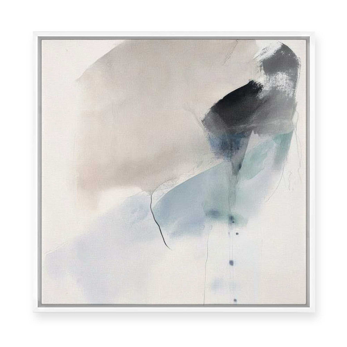 Contours in Water I | Framed Canvas