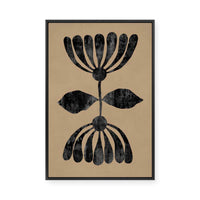Contrasting Blooms I | Framed Canvas